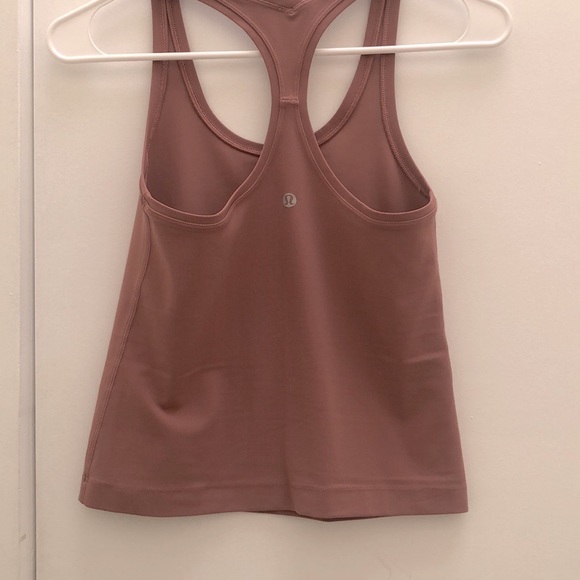 lululemon athletica Tops - LULULEMON cropped racerback tank top, size 4, color "spiced chai"